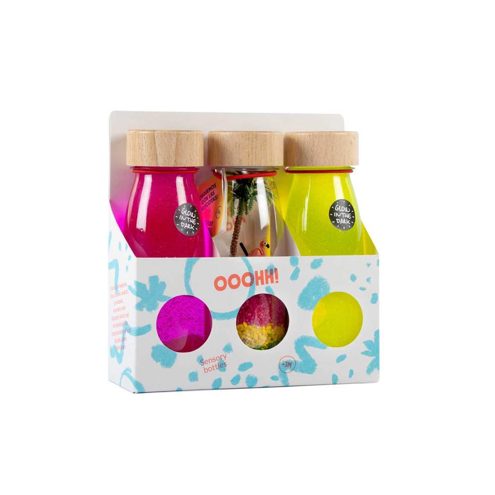 Pack bouteilles sensorielles  Tropical - Petit Boum - Sundays Kids Store