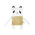 Panda Flippy Friend en coton bio Wee Gallery