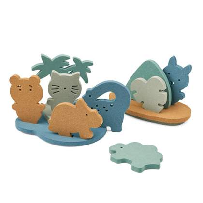 Set de 3 jouets de bain Nori - Safari multi mix