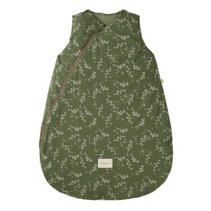 Gigoteuse Coton Bio - Minabulle - Thais Imprimé Feuille Beige Vert Clair –  Pépites