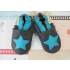 Chaussons en cuir souple Lookidz - Etoile turquoise