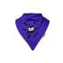 Bavoir bandana Lookidz - Ink fond violet