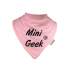 Bavoir bandana Lookidz - Mini geek rose