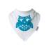 Bavoir bandana Lookidz - ETE Chouette turquoise