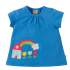 Tee-shirt à MC en coton bio blue house Frugi 