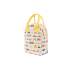 Sac pour repas zippé en coton bio Fluf - Voitures 