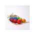 12 petites boules en bois Grimm's - Rainbow