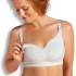 Soutien-Gorge d'allaitement en coton bio Carriwell - Blanc