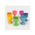 Coquetiers en bois rainbow Tickit