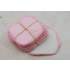 12 lingettes lavables bambou/coton bio Lili Nappy - Rose