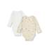 Lot de 2 bodies à ML en coton bio Yanni Liewood - Stargazer / foggy mix