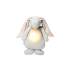 Peluche veilleuse musicale Moonie - Lapin magique gris/rose