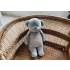 Peluche veilleuse musicale Moonie - Ourson douceur gris