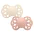 Lot de 2 tétines Infinity anatomique Bibs - Blush/ivoire