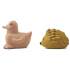 Lot de 2 jouets pour le bain Liewood - Rose et Moutarde