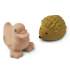 Lot de 2 jouets pour le bain Liewood - Rose et Moutarde