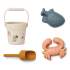 Mini kit pour la plage en silicone Liewood - Sea creature