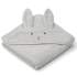 Cape de bain en coton bio Albert Liewood - Lapin gris