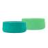 2 socles de protection en silicone Pura - vert/menthe