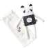 Panda Flippy Friend en coton bio Wee Gallery