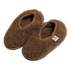 Chaussons en laine vierge Alwero - Marron