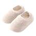 Chaussons doudou en coton Mrs Ertha - Vanille