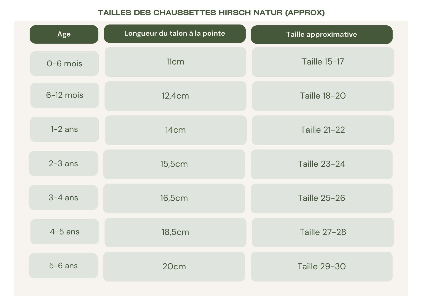 chaussette en laine Hirsch Natur